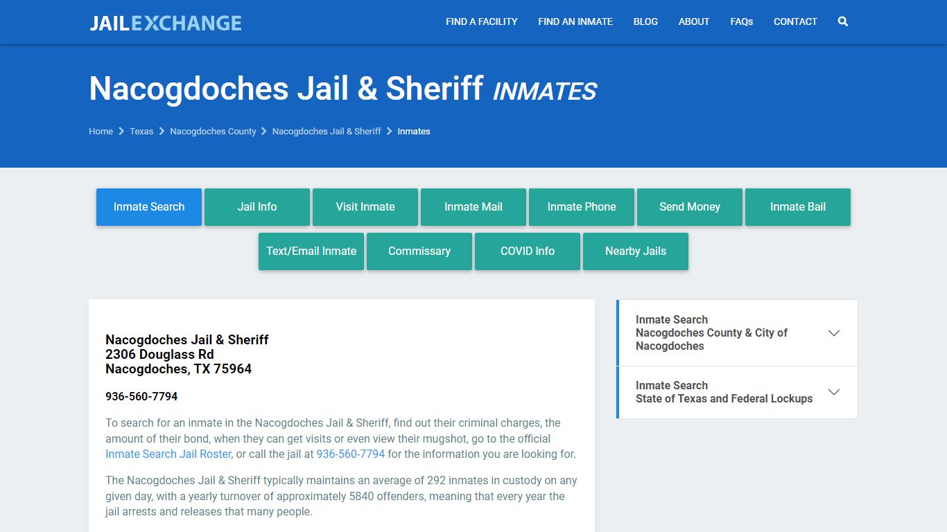 Nacogdoches County Jail Inmates | Arrests | Mugshots | TX